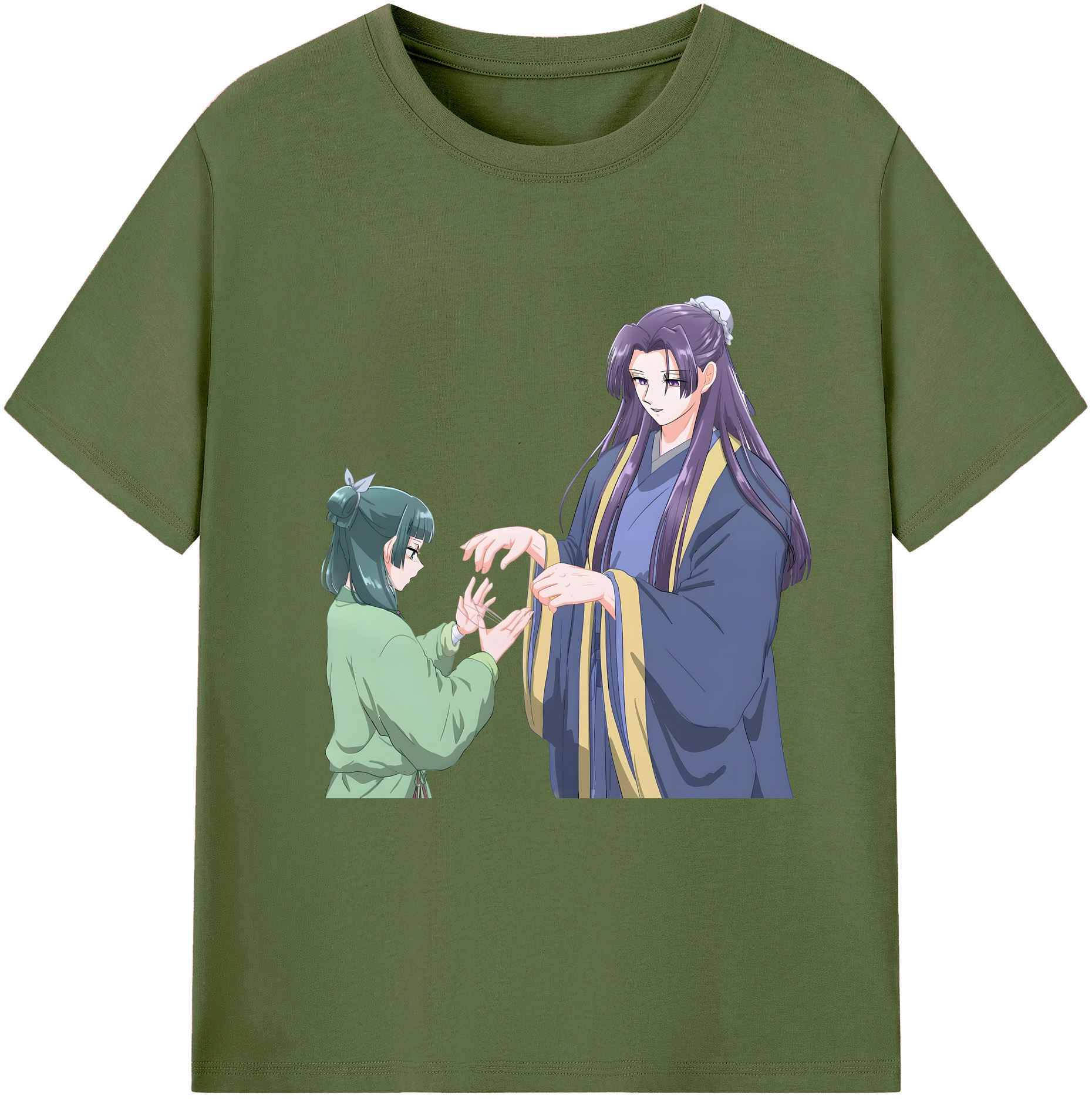 （画像用） 薬屋のひとりごと The Apothecary Diaries 綿100％半袖Tシャツ（フロントプリント）